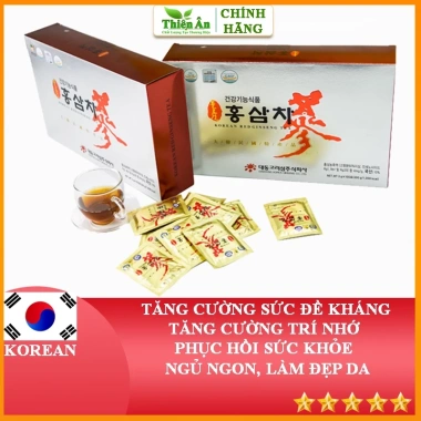Trà Hồng Sâm Deadong 100 Gói 3g - Hàn Quốc, Tăng Cường Năng Lượng, Chỉ 668k
