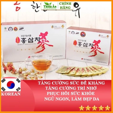 Trà Hồng Sâm Deadong 100 Gói 3g - Hàn Quốc, Tăng Cường Năng Lượng, Chỉ 668k