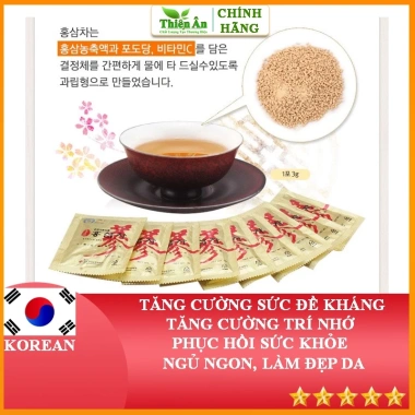 Trà Hồng Sâm Deadong 100 Gói 3g - Hàn Quốc, Tăng Cường Năng Lượng, Chỉ 668k