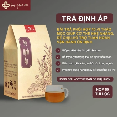 Trà Huyết Áp Cao Hạnh Phúc – Hạ Huyết Áp, Ngăn Xơ Vữa Động Mạch, Bảo Vệ Tim Mạch – Giá 180.000₫ (Giảm 17.800₫)
