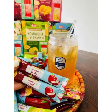 Trà Kombucha Gói Tiện Lợi Hương Trái Cây Detox - Giảm 50k, Chỉ 68.000đ, Bản F&B