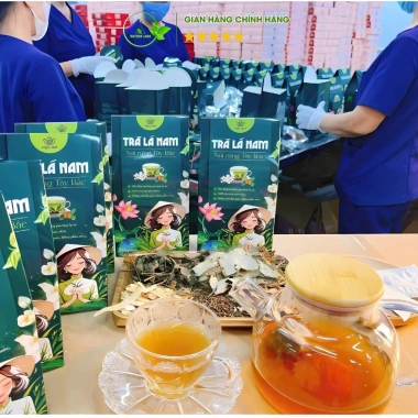 Trà lá nam 10 vị detox giảm cân thải độc gan hiệu quả - Hộp 60 gói 55.000 VND