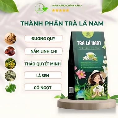 Trà lá nam 10 vị detox giảm cân thải độc gan hiệu quả - Hộp 60 gói 55.000 VND