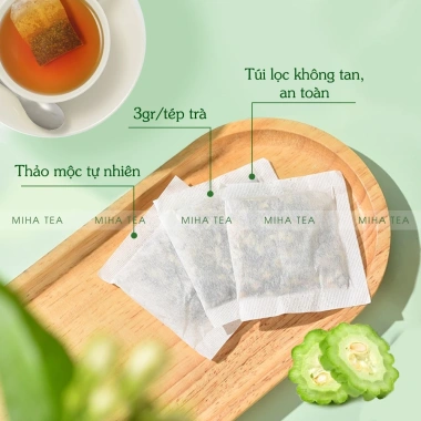 Trà lá vối thanh nhiệt 30 túi lọc - combo mát gan, giải khát, giá chỉ 36.000đ - MIHA Tea