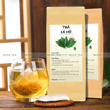 Trà lá vối thanh nhiệt 30 túi lọc - combo mát gan, giải khát, giá chỉ 36.000đ - MIHA Tea