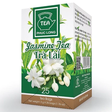 Trà lài túi lọc Phúc Long 50g (25 gói x 2g) Giá ưu đãi 54.000đ hương thơm tươi mát tiện lợi cho ngày làm việc