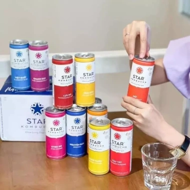 Trà lên men Star Kombucha 250ml - Tốt cho hệ tiêu hoá, giảm giá 40.000₫