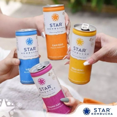 Trà lên men Star Kombucha 250ml - Tốt cho hệ tiêu hoá, giảm giá 40.000₫