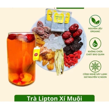 Trà Lipton Xí Muội Cam Thảo 10 Vị - Giảm cân, thanh lọc, giá ưu đãi 120.000đ 6 Trà Lipton Xí Muội Cam Thảo 10 Vị - Giảm cân, thanh lọc, giá ưu đãi 120.000đ 6
