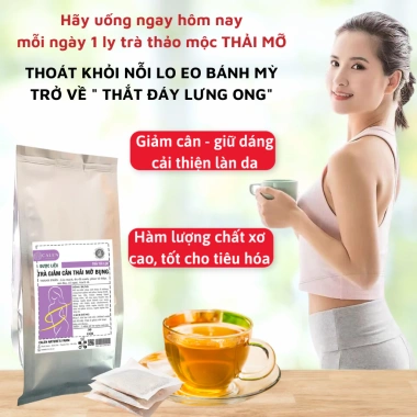 Trà lọc tiêu thải mỡ - Đốt cháy mỡ bụng, đùi, bắp tay, chân, thon gọn săn chắc 200k