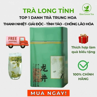 Trà Long Tỉnh Tây Hồ Hàng Châu 200g/125g - Hương Đậu Xanh, Trà Xanh Cao Cấp, Detox, Quà Biếu Tặng TLT 03 - Giá 139.999 VND