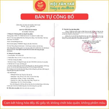 Trà Mâm Xôi Rừng Tây Bắc Mộc Tâm - Trà Trái Cây Tự Nhiên, Giảm Giá 35.000₫ (Giá Gốc 45.500₫)