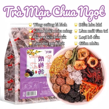 Trà mận ô mai chua ngọt 50 gói 500gr - Giá 75.000₫, hương thơm ngọt, giảm sốc