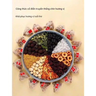 Trà mận ô mai chua ngọt 50 gói 500gr - Giá 75.000₫, hương thơm ngọt, giảm sốc
