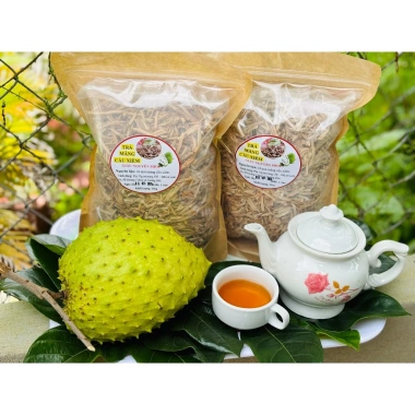 Trà Mãng Cầu Xiêm Nguyên Chất 1Kg Giàu Nguyễn - Giá 350k, Thảo Dược Tự Nhiên, Hỗ Trợ Detox