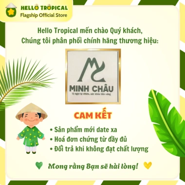 Trà Mãng Cầu Xiêm Rang Củi MINH CHÂU - Túi Lọc, Hương Tự Nhiên, Quà Tết 24 Gói