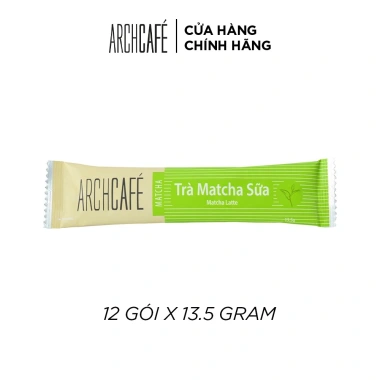 Trà Matcha Sữa Hoà Tan Archcafe 12 gói 13.5g: Giá ưu đãi 67.240 VND, thơm ngon