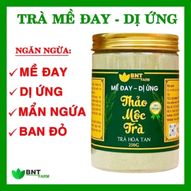 Trà Mề Đay 239k - Giảm Ngứa, Dị Ứng, Ban Đỏ, Mát Gan, Trà Bột Hòa Tan