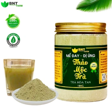 Trà Mề Đay 239k - Giảm Ngứa, Dị Ứng, Ban Đỏ, Mát Gan, Trà Bột Hòa Tan
