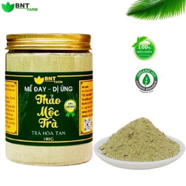 Trà Mề Đay 239k - Giảm Ngứa, Dị Ứng, Ban Đỏ, Mát Gan, Trà Bột Hòa Tan