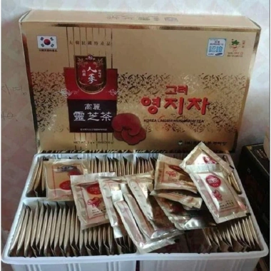 Trà Nấm Linh Chi Hàn Quốc 100 Gói 3g Giải Nhiệt Tăng Cường Sức Khỏe 255.000 VND