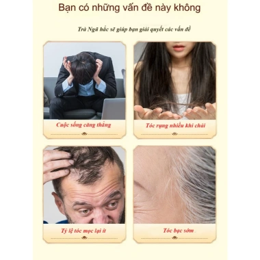 Trà Ngũ Hắc Tăng Sinh Tóc 30 Gói - Ngăn Rụng, Ngừa Bạc, Giá Ưu Đãi 130.000 VND