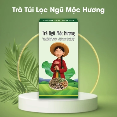 Trà Ngũ Mộc Hương: Thảo mộc Việt cho phụ nữ, làm đẹp niêm mạc, cân bằng 164k