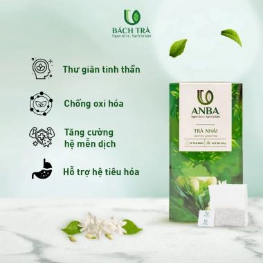 Trà Nhài Túi Lọc ANBA 25 Túi Dịu Ấm Bụng Mùa Đông Giảm Căng Thẳng Giá 41.900₫