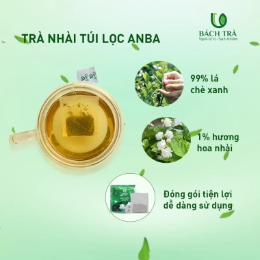 Trà Nhài Túi Lọc ANBA 25 Túi Dịu Ấm Bụng Mùa Đông Giảm Căng Thẳng Giá 41.900₫ 4 Trà Nhài Túi Lọc ANBA 25 Túi Dịu Ấm Bụng Mùa Đông Giảm Căng Thẳng Giá 41.900₫ 4