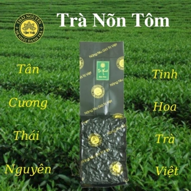 Trà Nõn Tôm Thượng Hạng Thái Nguyên 1kg 10x100g, tặng túi Trà Tâm Thái, giảm 689.000đ