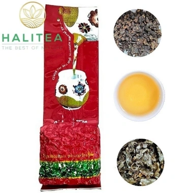 Trà ô long CAO CẤP Bảo Lộc túi đỏ 100gr - Thơm ngon, an toàn, chỉ 34.999 VND