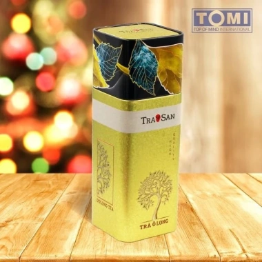 Trà Ô Long Tra San T48 80g Hộp Thiếc Vuông Cao - Hương Vị Thanh Khiết, Giá 85.000₫ 6