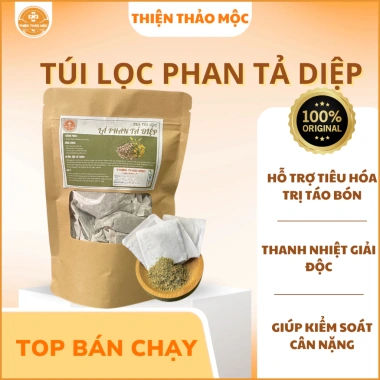 Trà Phan Tả Diệp 30 Túi - Hỗ Trợ Tiêu Hóa, Nhuận Tràng, Thư Giãn, Giá 49.000 VND