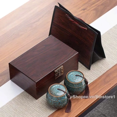 Trà Phổ Nhĩ Mạnh Hải Hộp Gỗ Cao Cấp - Quà Tặng Sang Trọng Ý Nghĩa 1.28 Triệu 8