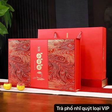 Trà Phổ Nhĩ Quýt Cao Cấp Loại 1 - Hộp Quà Sang Trọng VIP, Giá ưu đãi 375.000₫ giảm từ 487.500₫