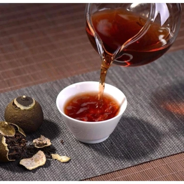 Trà Phổ Nhĩ Quýt Đòng Thùng Gỗ 500g - Giảm Giá Sốc 299k, Hương Vị Tự Nhiên 8