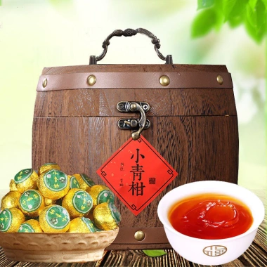 Trà Phổ Nhĩ Quýt Đóng Thùng Gỗ 500g & Hộp Nhựa 250g – Giá 150.000₫, Vitamin C 8