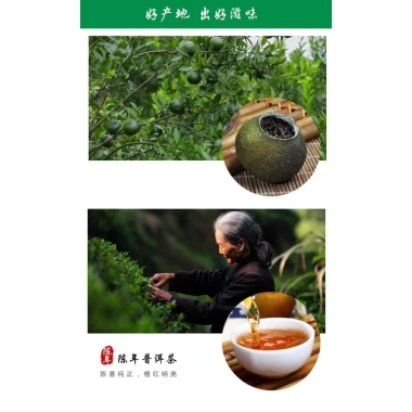 Trà Phổ Nhĩ Quýt Vân Nam 100g Tiểu Thanh Cam – Giá ưu đãi 68k, thơm mát, hỗ trợ tiêu hoá 5 Trà Phổ Nhĩ Quýt Vân Nam 100g Tiểu Thanh Cam – Giá ưu đãi 68k, thơm mát, hỗ trợ tiêu hoá 5