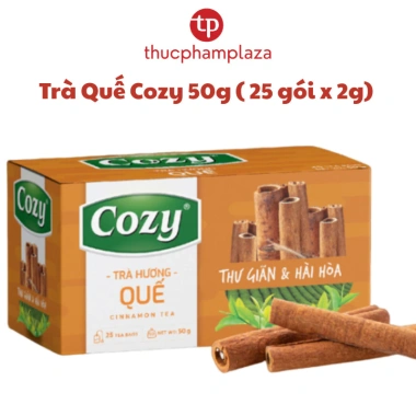 Trà Quế Cozy 50g - 25 gói x 2, Thơm Vị Quế Đậm Vị Trà, Giá ưu đãi 53.864 VND Trà Quế Cozy 50g - 25 gói x 2, Thơm Vị Quế Đậm Vị Trà, Giá ưu đãi 53.864 VND