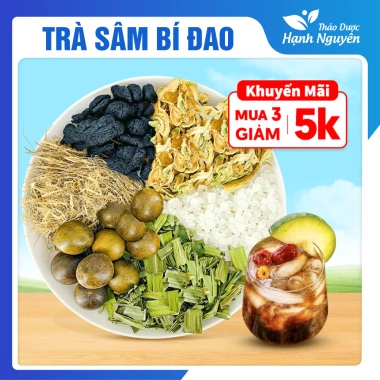 Trà sâm bí đao 3 set mix sẵn 5-7 lít + hạt chia - Giải nhiệt mùa hè, thanh lọc cơ thể, chỉ 30.000₫