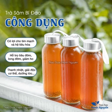 Trà sâm bí đao 3 set mix sẵn 5-7 lít + hạt chia - Giải nhiệt mùa hè, thanh lọc cơ thể, chỉ 30.000₫