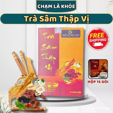 Trà Sâm Thập Vị Thanh Lọc Cơ Thể - Tăng Đề Kháng, Giấc Ngủ Ngon, Chỉ 180.000
