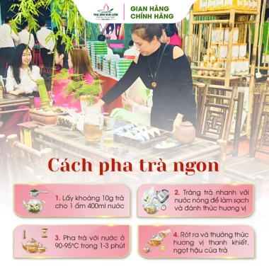 Trà sen Kim Liên Đặc sản bao thiếc - Quê Bác chuẩn vị Nghệ, thơm ngon, giảm còn 99.000₫