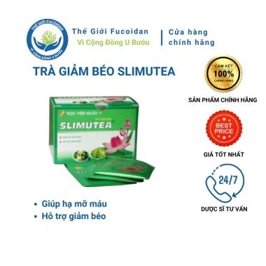 Trà Slimutea Học viện Quân y - Ngăn tiểu đường, huyết áp, giảm mỡ máu, hộp 20 gói 55.000đ
