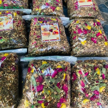 Trà sơn mật hồng sâm 1kg - Hoa nhài, cỏ ngọt, hoa cúc vàng - Mát gan, ngủ ngon - 65.000 VND 7