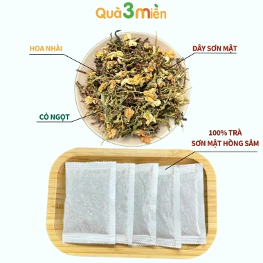Trà sơn mật hồng sâm Quà 3 Miền - Giá 72.000₫, tăng sức đề kháng, hỗ trợ sức khỏe 2