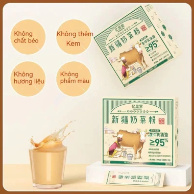 Trà sữa Tân Cương nguyên chất – sữa bò tươi cao nguyên, gói nhỏ tiện lợi, không thêm đường, chỉ 175.000₫ 5