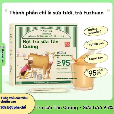Trà sữa Tân Cương nguyên chất – sữa bò tươi cao nguyên, gói nhỏ tiện lợi, không thêm đường, chỉ 175.000₫ 8