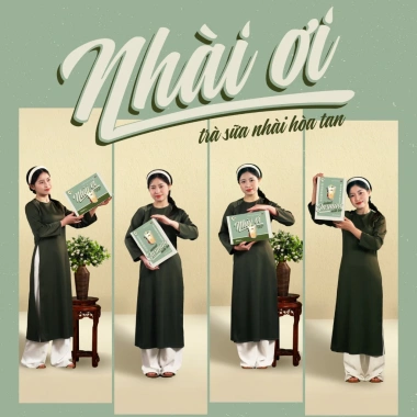 Trà sữa tự pha Nhài ơi hộp 6-10 gói tiện lợi, giảm giá chỉ 51.000đ, phù hợp mang đi cùng cà phê