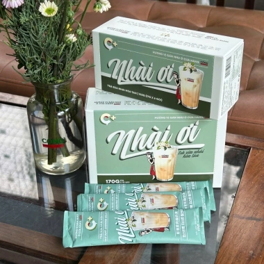 Trà sữa tự pha Nhài ơi hộp 6-10 gói tiện lợi, giảm giá chỉ 51.000đ, phù hợp mang đi cùng cà phê